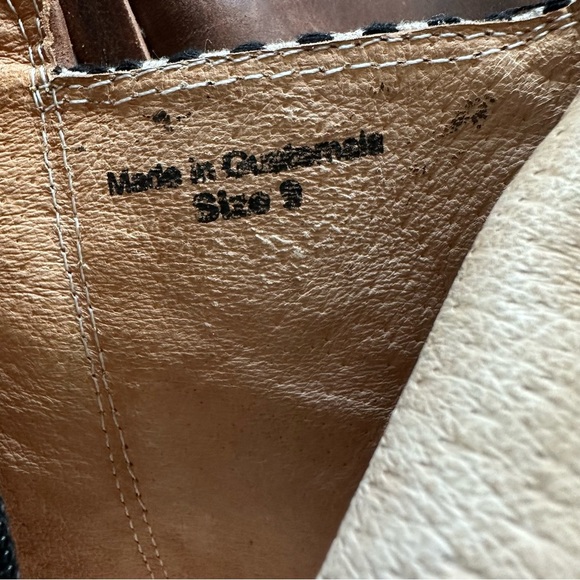 The Root Collective Espe leather and woven textile ankle boots. - Picture 9 of 13